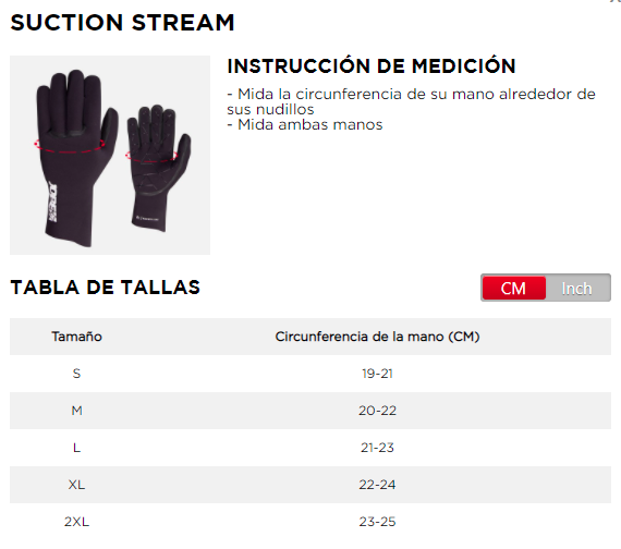 Guantes Suction
