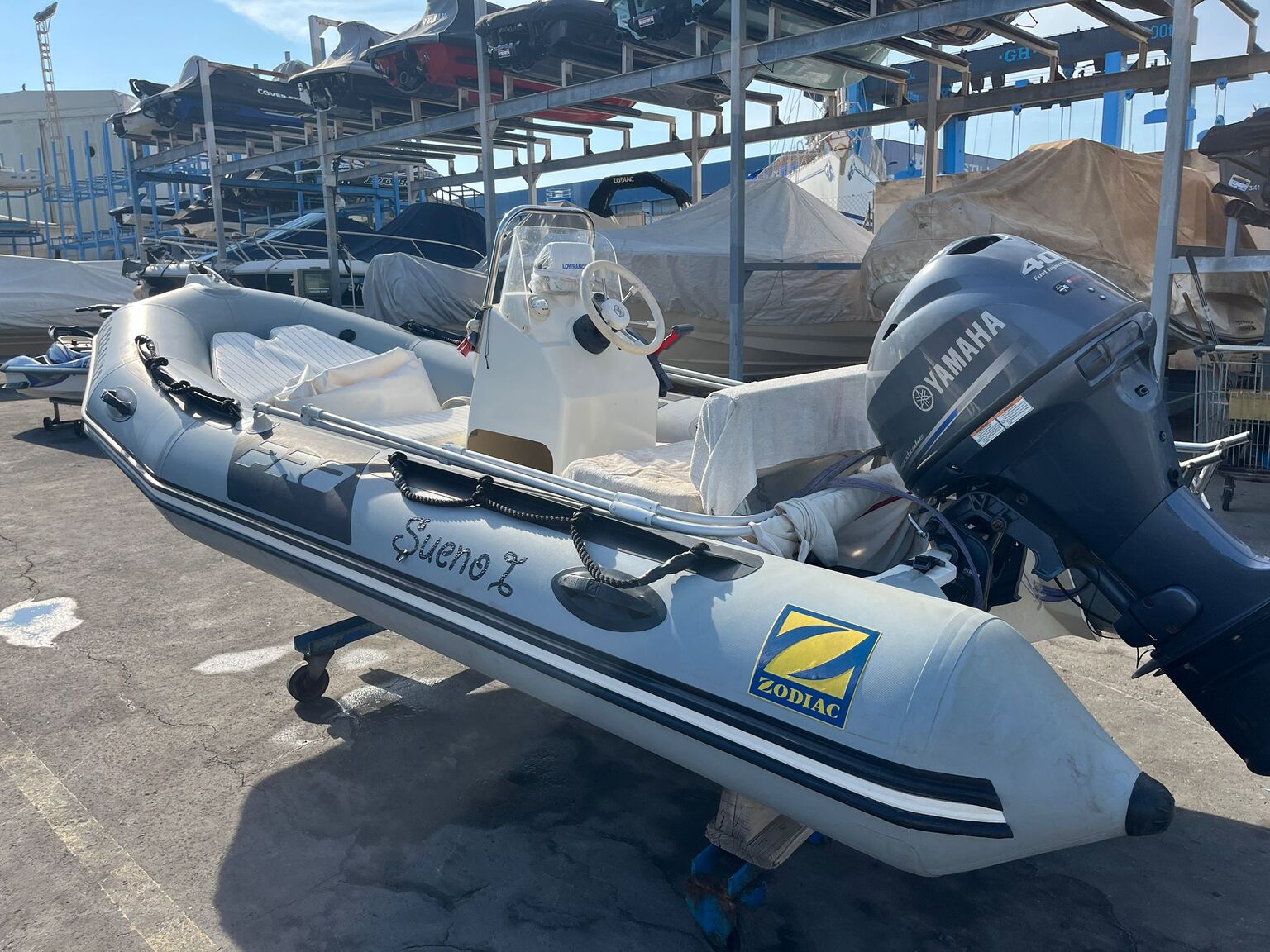 Zodiac PRO 7 Man + Yamaha 40cv