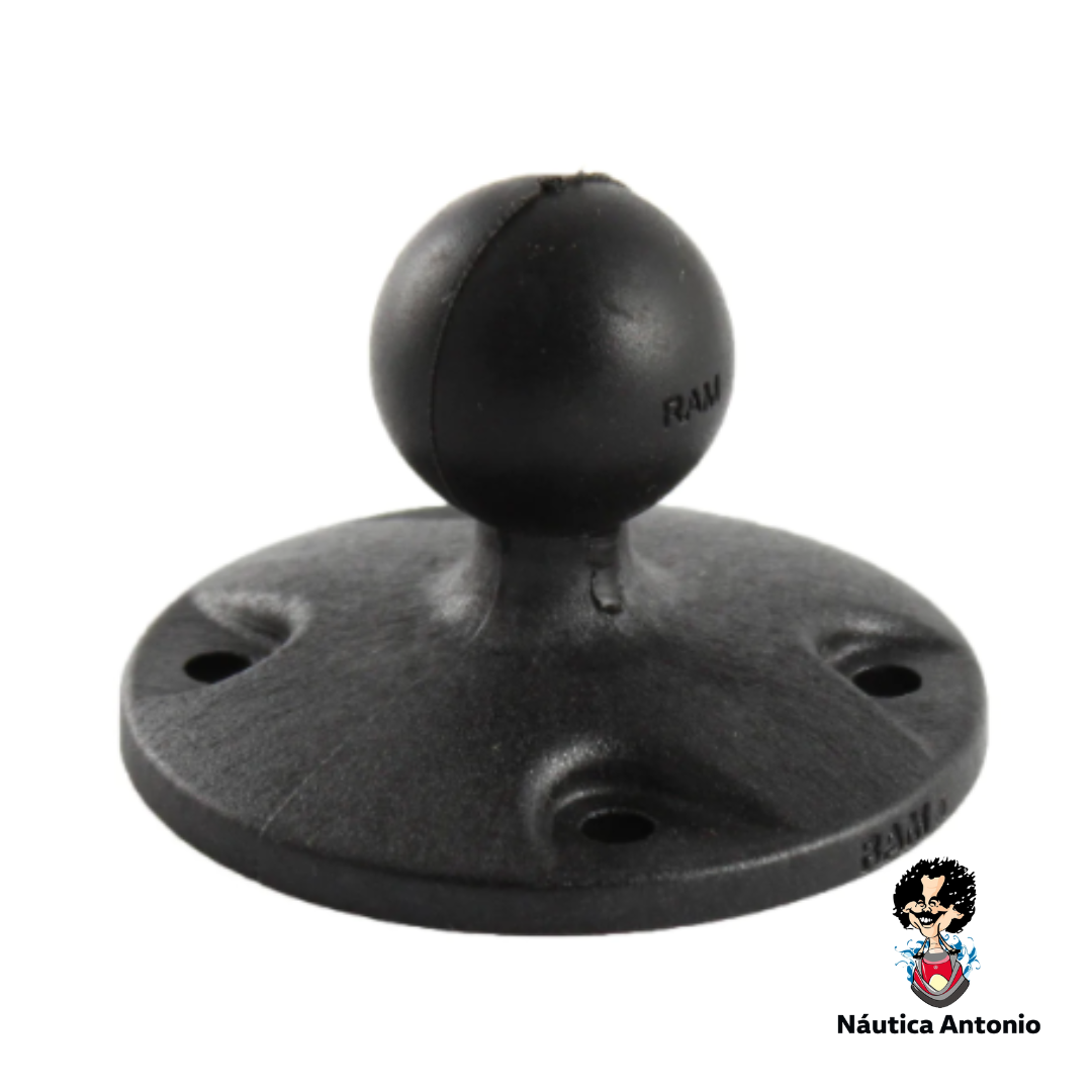 Plaque ronde en composite RAM® avec boule