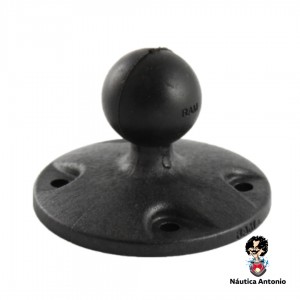 Plaque ronde en composite RAM® avec boule