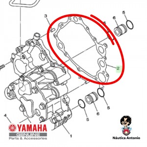 Joint de pompe à huile Yamaha