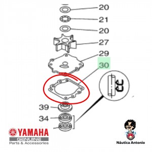 Joint de base de la turbine